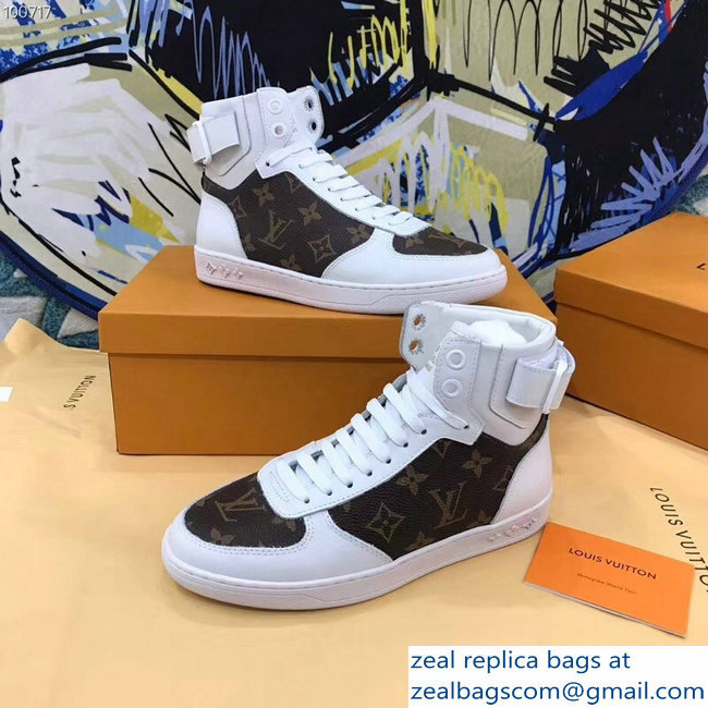 Louis Vuitton Rivoli Sneakers Boots Monogram Canvas 2018