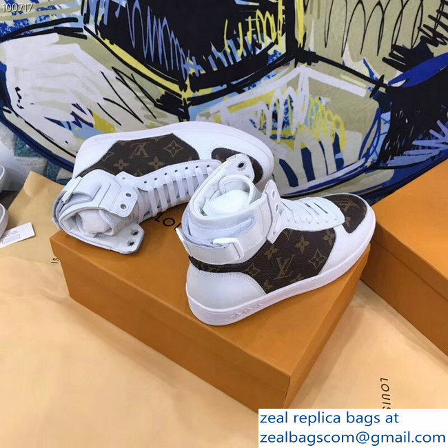 Louis Vuitton Rivoli Sneakers Boots Monogram Canvas 2018