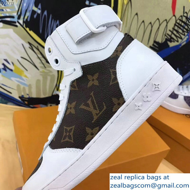 Louis Vuitton Rivoli Sneakers Boots Monogram Canvas 2018 - Click Image to Close