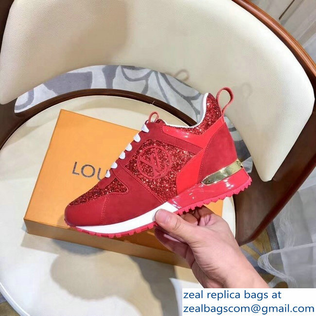 Louis Vuitton Run Away Sneakers Glitter 03 2018 - Click Image to Close