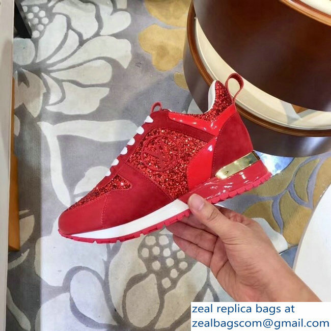 Louis Vuitton Run Away Sneakers Glitter 03 2018 - Click Image to Close