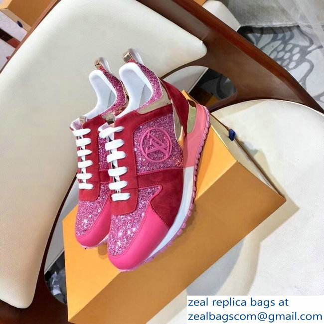 Louis Vuitton Run Away Sneakers Glitter 04 2018 - Click Image to Close