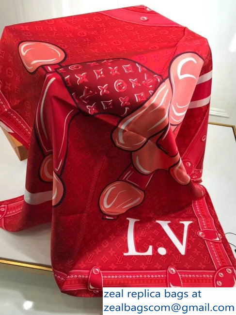 Louis Vuitton Silk Scarf 03 2018 - Click Image to Close