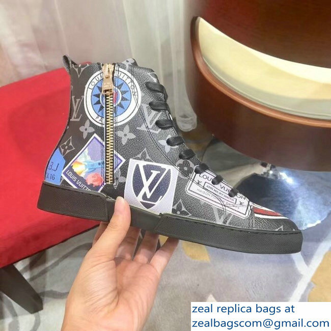 Louis Vuitton Stellar Sneakers Boots 06 2018 - Click Image to Close
