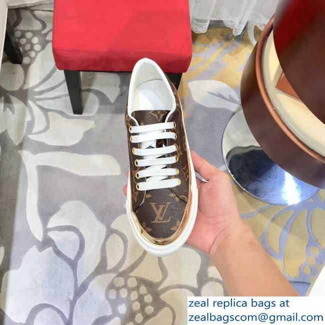 Louis Vuitton Stellar Sneakers Monogram Canvas/Gold 2018 - Click Image to Close