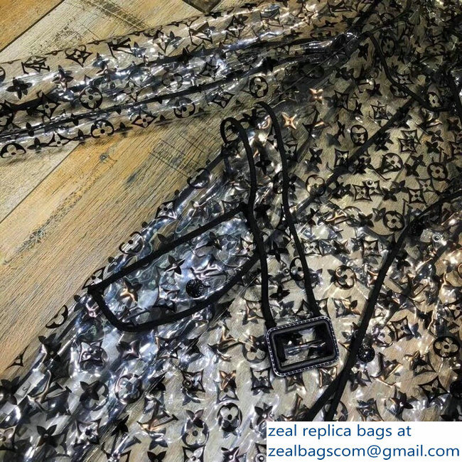Louis Vuitton Transparent 3D Monogram Raincoat 1A4BU9 2018