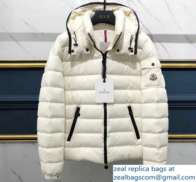 Moncler Down Jacket White with hat 2018