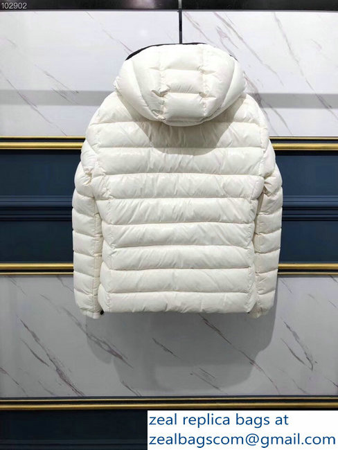 Moncler Down Jacket White with hat 2018