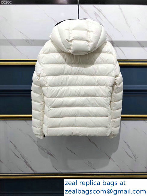 Moncler Down Jacket White with hat 2018