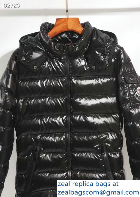 Moncler Down Jacket black with hat 2018