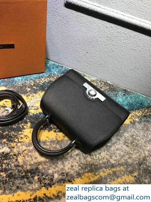Moynat Mini Rejane BB Bag in Epsom Leather Black