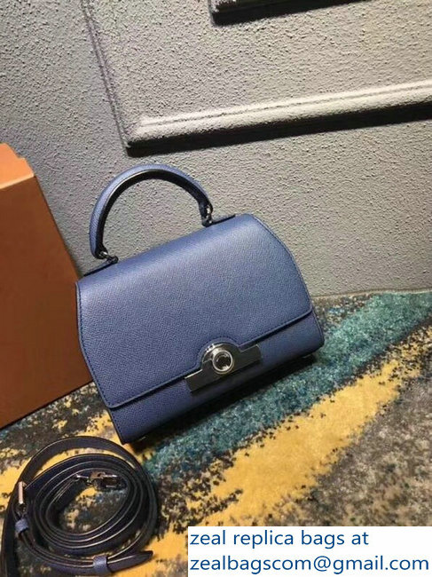 Moynat Mini Rejane BB Bag in Epsom Leather Blue