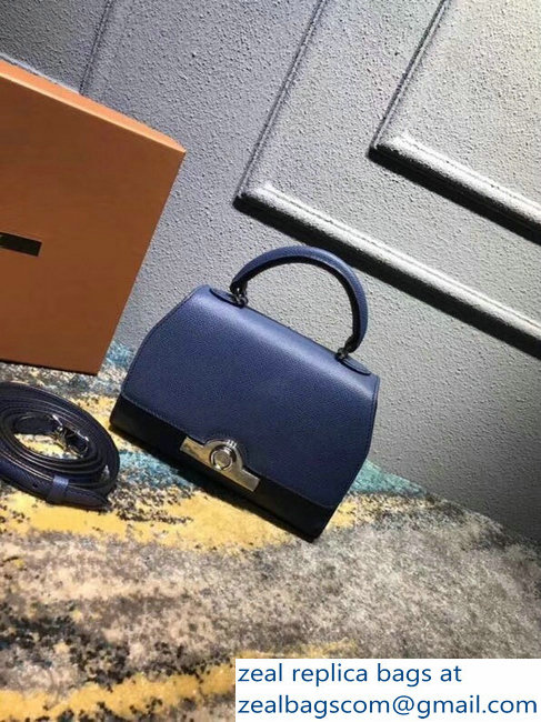 Moynat Mini Rejane BB Bag in Epsom Leather Blue