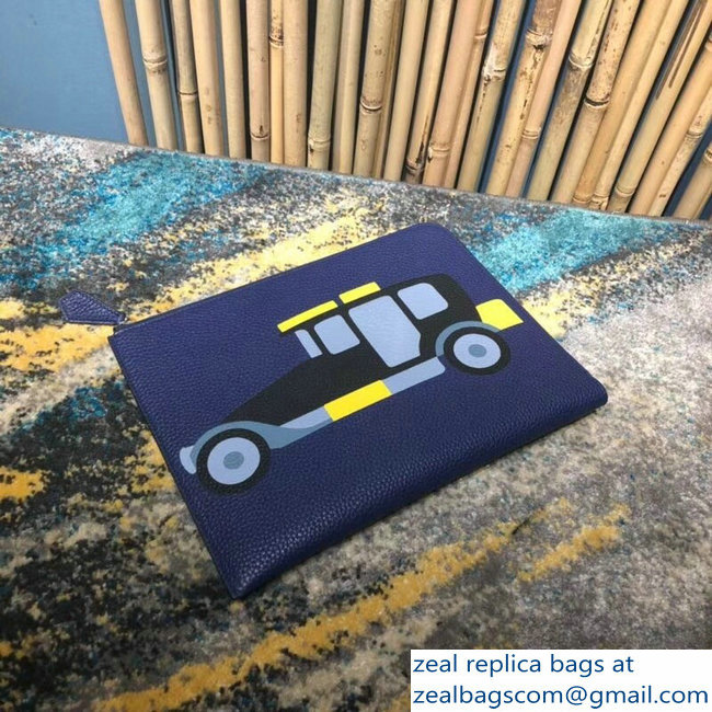 Moynat Mosaique Car Document Holder Pouch Clutch Bag 03