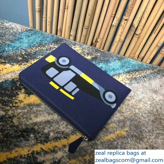 Moynat Mosaique Car Document Holder Pouch Clutch Bag 03 - Click Image to Close