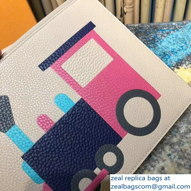 Moynat x Pharrell Williams Train Document Holder Pouch Clutch Small Bag 07