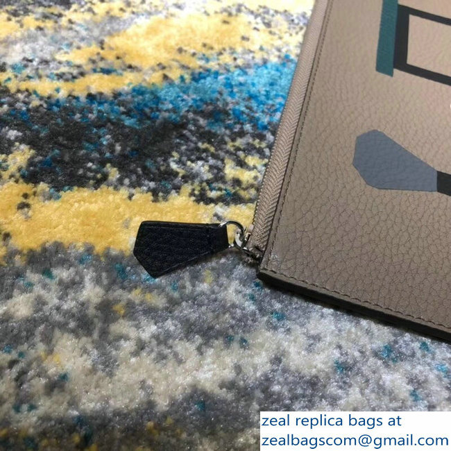 Moynat x Pharrell Williams Train Document Holder Pouch Clutch Small Bag 09