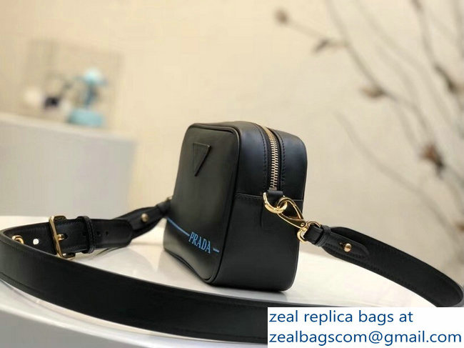Prada Mirage Leather Shoulder Camera Bag 1BH093 Black 2018