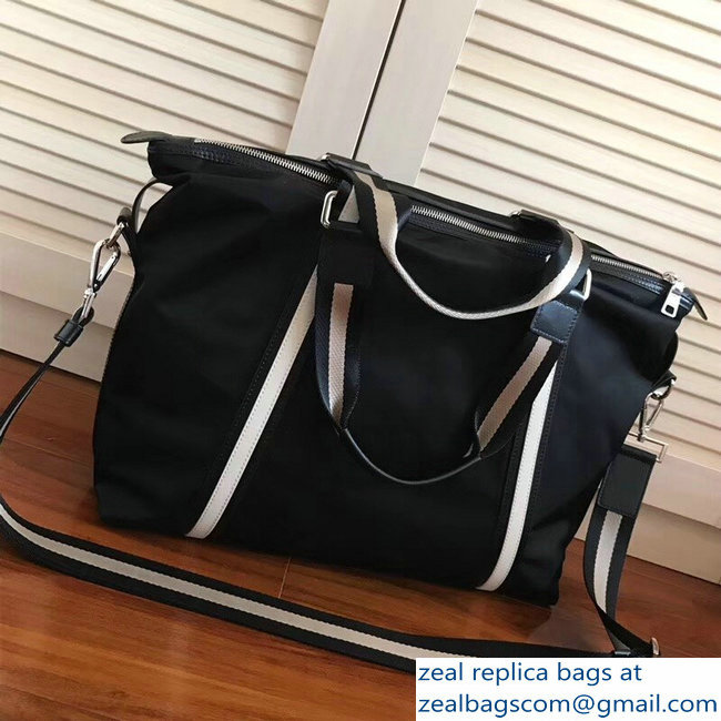 Prada Nylon Tote Bag va2096 Black - Click Image to Close