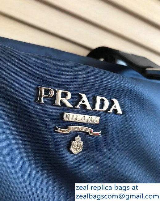 Prada Nylon Tote Bag va2096 Blue - Click Image to Close