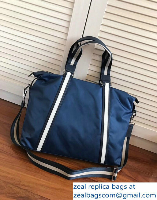 Prada Nylon Tote Bag va2096 Blue - Click Image to Close