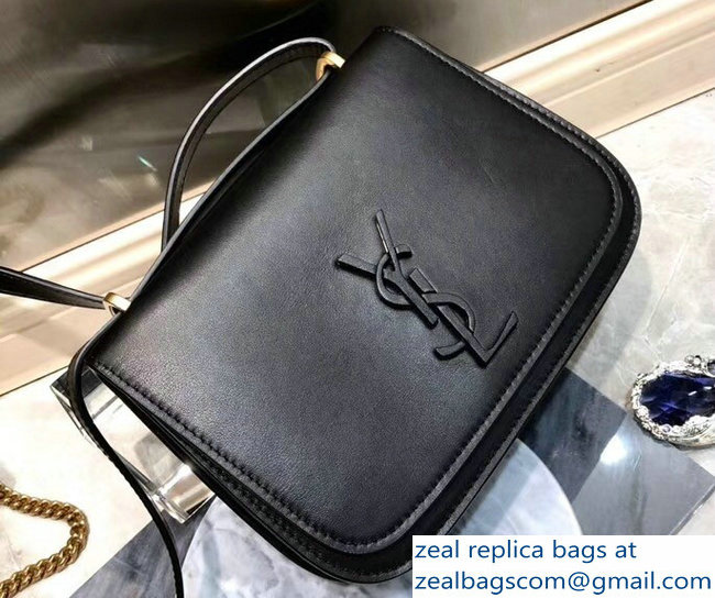 Saint Laurent Spontini Small Satchel In Smooth Leather Bag 512853 Black 2018