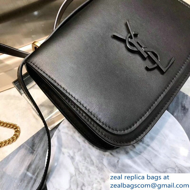 Saint Laurent Spontini Small Satchel In Smooth Leather Bag 512853 Black 2018 - Click Image to Close