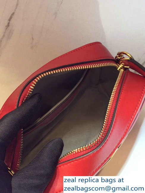 Stella Mccartney Quilted Stella Star Shoulder Bag Red 2018