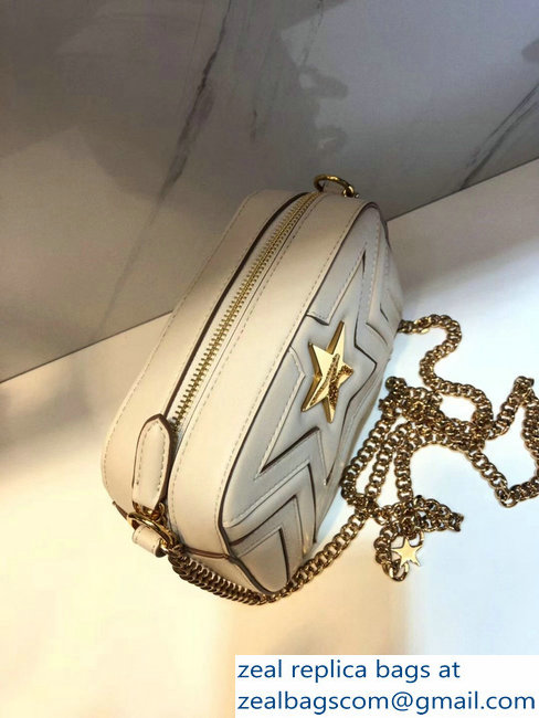 Stella Mccartney Quilted Stella Star Shoulder Bag White 2018 - Click Image to Close