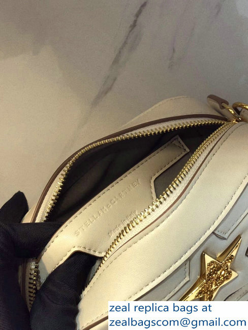 Stella Mccartney Quilted Stella Star Shoulder Bag White 2018