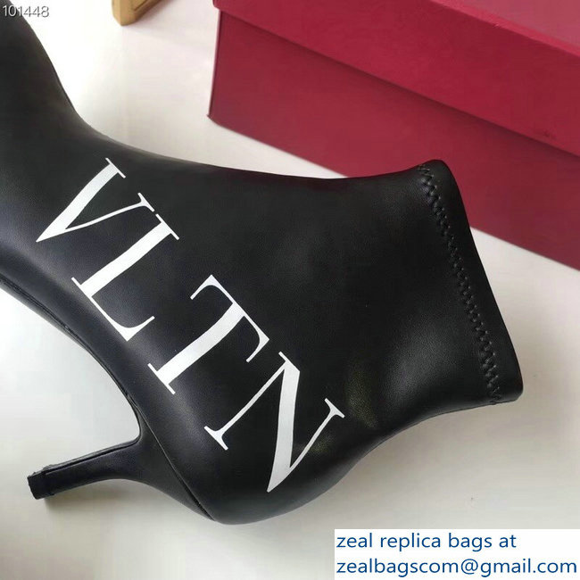 Valentino Heel 5cm VLTN Ankle Boots Black 2018