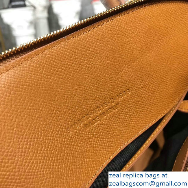 Balenciag Front Logo Ville Top Handle Small Bag Brown 2018 - Click Image to Close