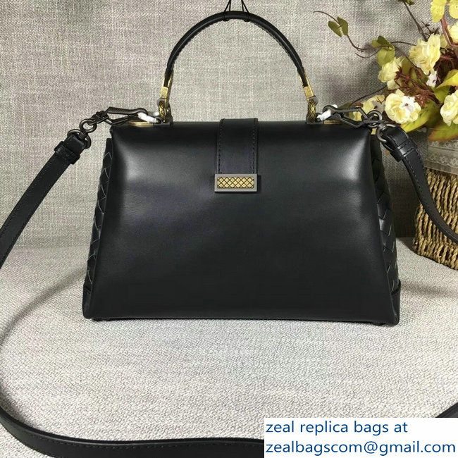 Bottega Veneta Calf Piazza Bag Black 2018