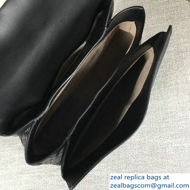 Bottega Veneta Calf Piazza Bag Black 2018