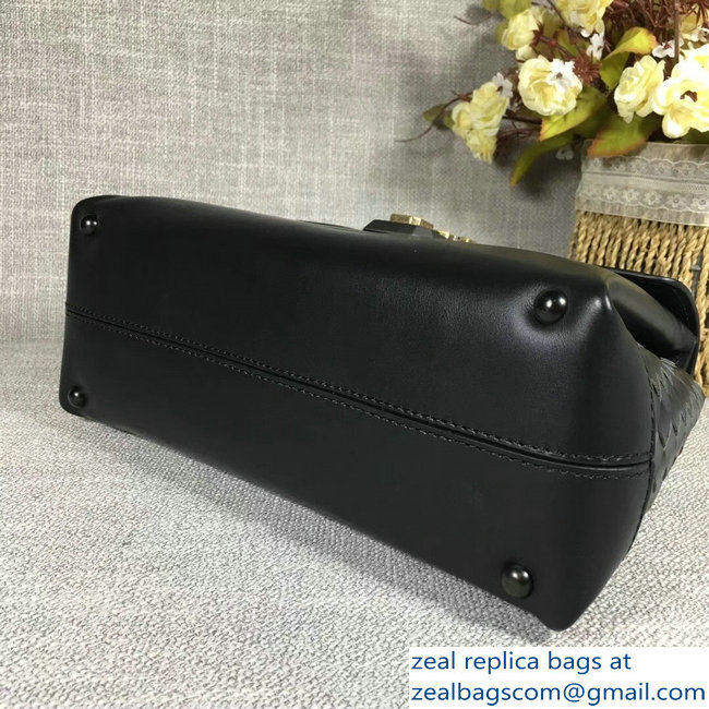 Bottega Veneta Calf Piazza Bag Black 2018