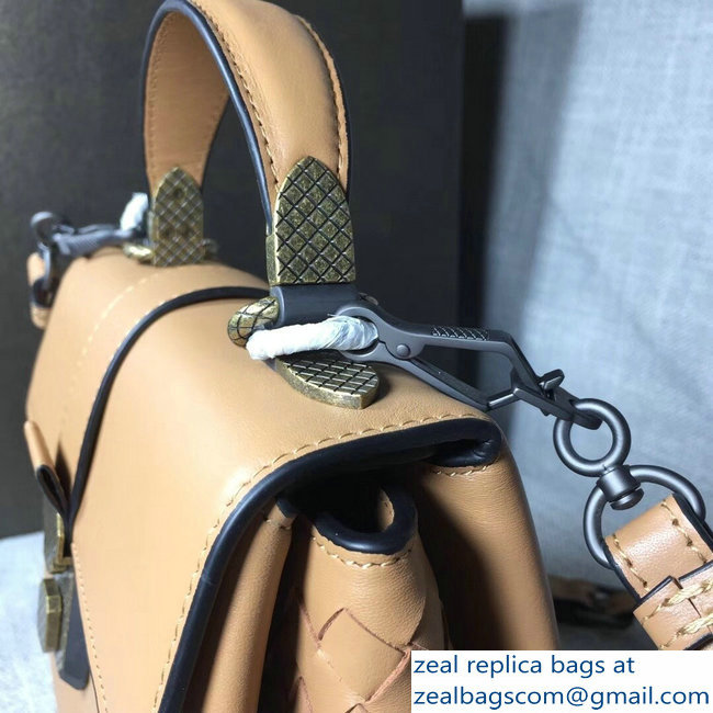 Bottega Veneta Calf Piazza Bag Brown 2018 - Click Image to Close