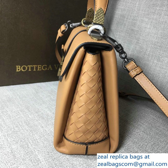 Bottega Veneta Calf Piazza Bag Brown 2018