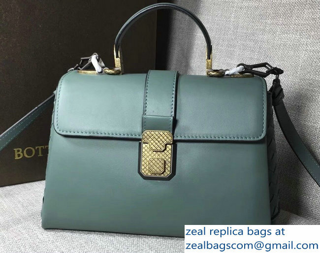 Bottega Veneta Calf Piazza Bag Cyan 2018 - Click Image to Close