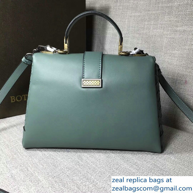 Bottega Veneta Calf Piazza Bag Cyan 2018 - Click Image to Close