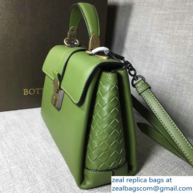 Bottega Veneta Calf Piazza Bag Green 2018 - Click Image to Close