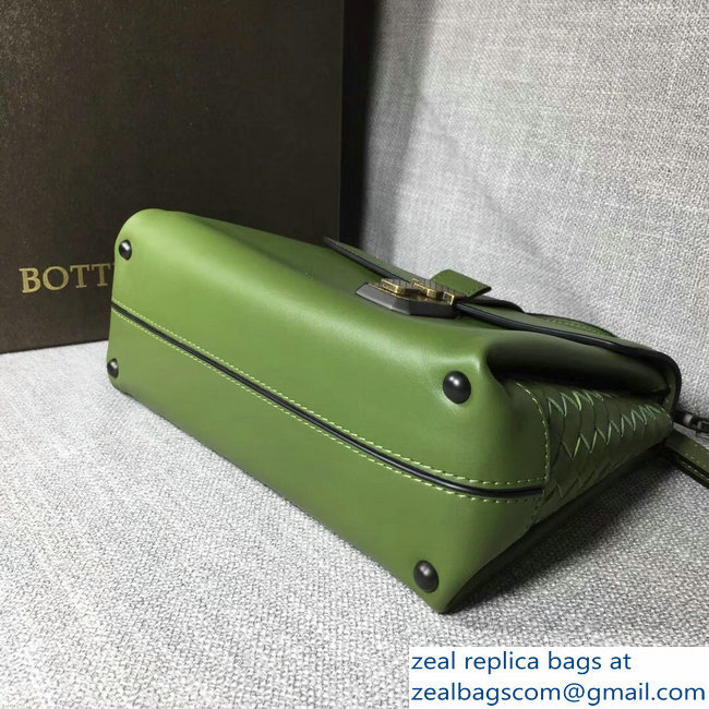 Bottega Veneta Calf Piazza Bag Green 2018 - Click Image to Close