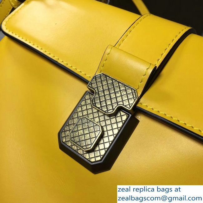 Bottega Veneta Calf Piazza Bag Yellow 2018 - Click Image to Close