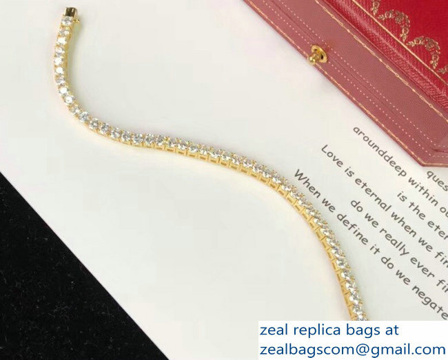 Cartier Essential Lines Bracelet with Diamonds Gold