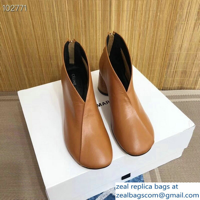 Celin Heel 5cm Pumps Brown 2018