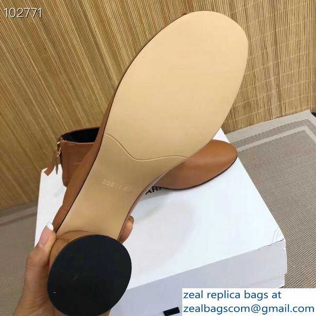 Celin Heel 5cm Pumps Brown 2018