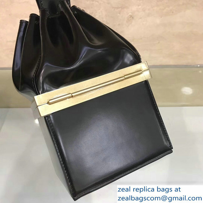 Celin Limited Edtion Calfskin Box Handle Bag Black 2018