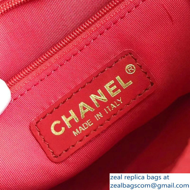 Chanel Grained Calfskin Coco Tassel Small Camera Case Bag A57718 Dark Pink 2018