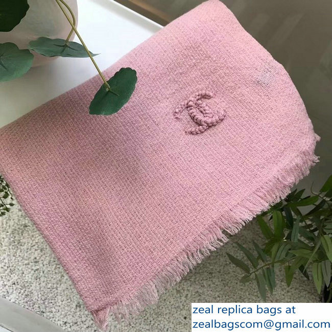Chanel CC Logo Cashmere Scarf 02 2018
