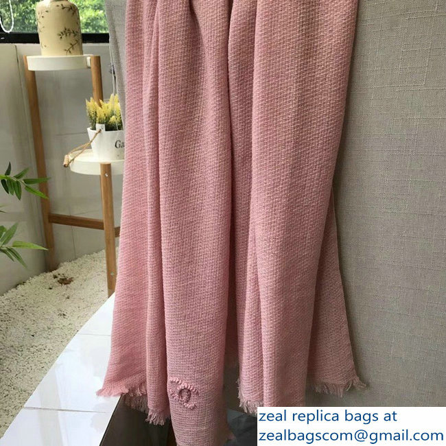 Chanel CC Logo Cashmere Scarf 02 2018