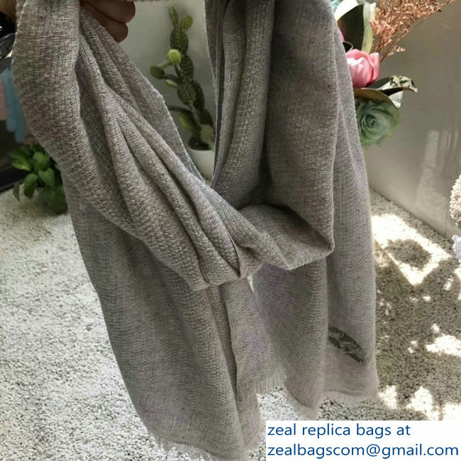 Chanel CC Logo Cashmere Scarf 03 2018